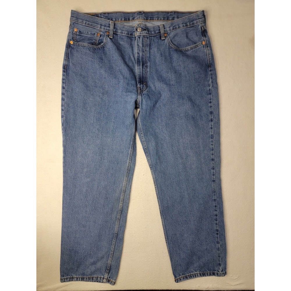 Levi's 550 jeans - Relaxed fit - Men's 42x32 Medium Blue Wash 100% Cotton